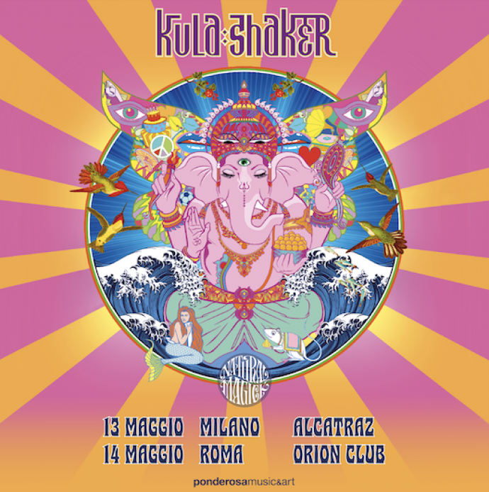 I Kula Shaker in Italia a maggio